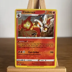 Cinderace 34/202 - Sword & Shield - Promo Cosmos Holo Pokemon Card - M / NM - Image 1