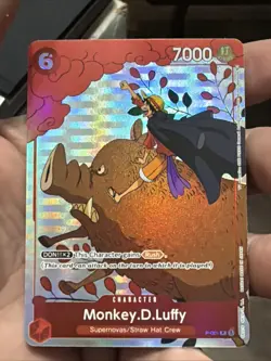 Bandai One Piece Card Game Monkey D. Luffy P-001 Promo gift collection - Image 1
