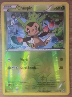 Chespin BREAKthrough Reverse Holo 2 Card Lot | 7 & 8/162 | Lightly Played - Image 4