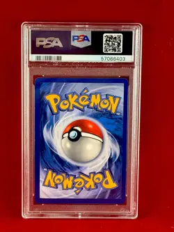 2000 Pokemon League Black Star Promo Team Rocket's MEOWTH Card #18 PSA 9 - Image 2