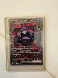 Morpeko EX Full art Pokemon card Pitch black deck good condition - Image 3