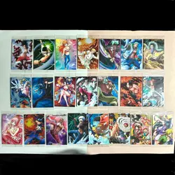 Complete Set of 22 SEALED One Piece 20th Anniversary Wafer Cards Bandai B405 LL - Image 1