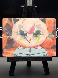 1998 Pokemon Jigglypuff Pioneer Viz Video PIKA-0022D 3D Lenticular Promo Card - Image 3