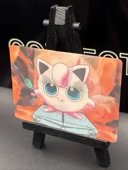1998 Pokemon Jigglypuff Pioneer Viz Video PIKA-0022D 3D Lenticular Promo Card - Image 4