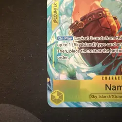 2026 Nami OP15-108 Promo ONE PIECE (Premium Card Collection Vol. 6) English Foil - Image 4