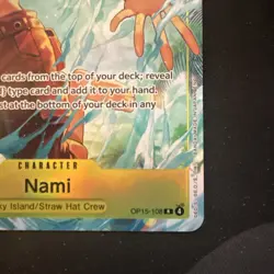 2026 Nami OP15-108 Promo ONE PIECE (Premium Card Collection Vol. 6) English Foil - Image 5