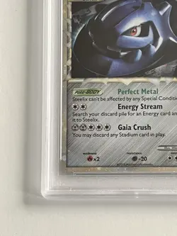 Steelix 87/95 Prime Unleashed Ultra Rare Holo Card PSA 7 - Image 2