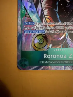 Roronoa Zoro (Premium Card Collection Best Selection Vol. 6-) OP13-037 one piece - Image 5