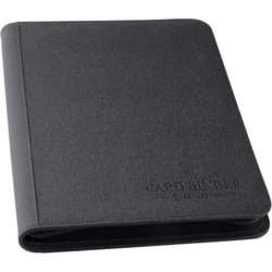 9-Pocket Zip Card Binder – 540 Double-Sided PU Album for MTG, TCG, Sports (Black - Image 1