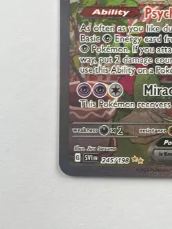 Gardevoir ex 245/198 Scarlet & Violet Pokemon Card Near Mint NM SIR - Image 5