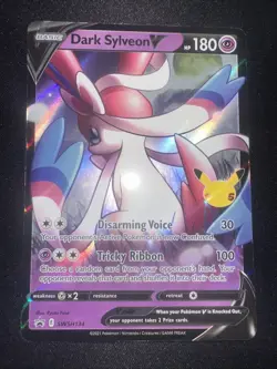 Dark Sylveon V SWSH134 SWSH: Sword & Shield Promo Cards Holo - Image 1