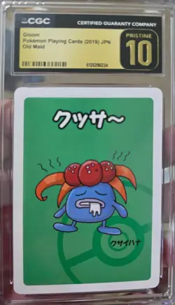 2019 Gloom Pokemon Old Maid Japanese Red Back Promo Playing Card CGC Pristine 10 - Image 1