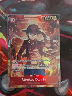 Monkey D. Luffy ST10-006 Alt Art SR Promo Sealed Pack Fresh One Piece Card - Image 1