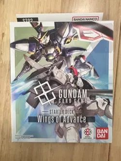 New Gundam TCG Card Game ST02 Wings of Advance Starter Deck Sealed English - Image 1