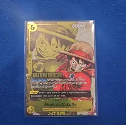 Monkey.D.Luffy (Winner Pack 2026 Vol. 2) P-106 One Piece Promotion Cards Foil - Image 3