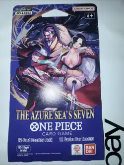 One Piece TCG The Azure Sea's Seven Card Sleeved Booster OP14 English - Image 1