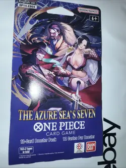 One Piece TCG The Azure Sea's Seven Card Sleeved Booster OP14 English - Image 2