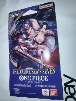 One Piece TCG The Azure Sea's Seven Card Sleeved Booster OP14 English - Image 3