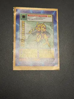 Digmon Digimon Card Digital Monsters Bandai 2000 Fx-10 Promo Card RARE - Image 3