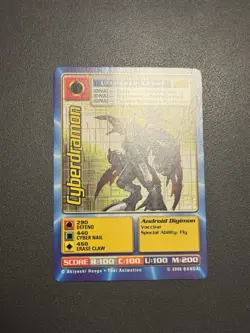 Digimon Cyberdramon ST-83 RARE Swedish McDonald’s Promo Card English 2000 - Image 3