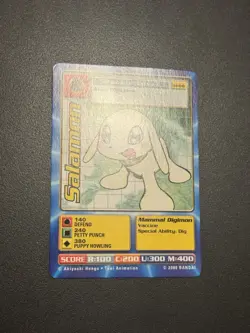 Digimon Salamon ST-66 RARE Swedish McDonald’s Promo Card English 2000 - Image 3