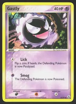 Gastly 52/92 - Pokemon Legend Maker - Common - NM - Image 1