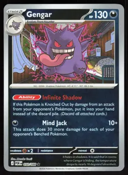 Gengar 050/088 - Pokemon Perfect Order - Reverse Holo Rare - NM - Image 1
