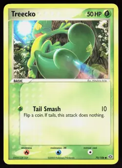 Treecko 70/106 - Pokemon Emerald - Common - LP - Image 1