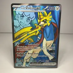 Hop's Zacian ex Pokemon Journey Together 176/159 Full Art Ultra Rare NM - Image 1
