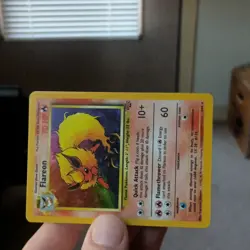 Pokemon TCG Flareon 3/64 Jungle Holo Rare Unlimited English 1999 70HP - Image 3