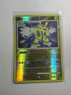 Pokemon TCG Electivire Diamond & Pearl 3/130 Reverse Holo Holo Rare - Image 1
