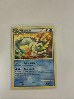 Pokemon TCG Vaporeon Undaunted 41/90 Regular Uncommon - Image 1