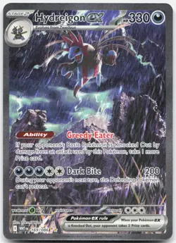 Hydreigon ex 169/086 NM White Flare Holo Special Illustration Rare Pokemon - Image 1