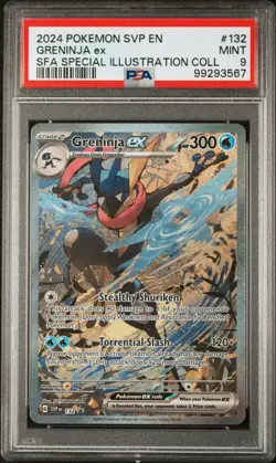 Greninja EX 132 Shrouded Fable Special Illustration Collection Pokemon PSA 9 - Image 1