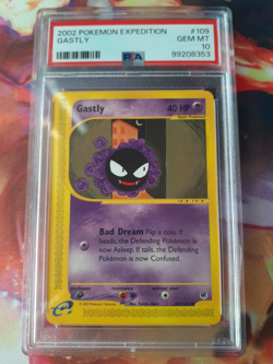 Pokemon TCG Expedition Gastly #109 2002 PSA 10 Gem Mint - Image 1