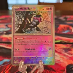 Pokemon TCG Munkidori Master Ball Pattern 044/131 Prismatic Evolutions - Image 1