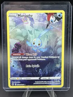 Manaphy GG06/GG70 Crown Zenith Galarian Gallery Holo Pokemon NM - Image 1