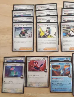 Team Rocket's Honchkrow Tournament Ready Pokemon TCG Ready to Play Deck - Image 2