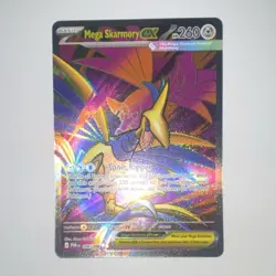Pokemon TCG Mega Skarmory EX 106/088 Mega 260 HP Holo Full Art Secret Rare - Image 1
