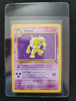 Pokemon fossil red logo 3rd print 1999 2000 hypno 23/62 and kabutops 24/62 - Image 1