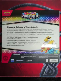 Pokemon TCG Prismatic Evolutions Poster Collection Box Factory Sealed - Image 2