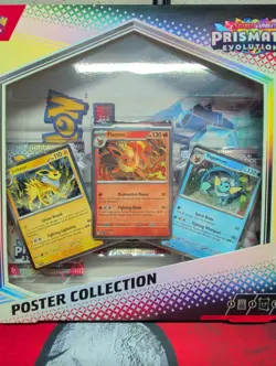Pokemon TCG Prismatic Evolutions Poster Collection Box Factory Sealed - Image 3