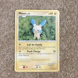 2009 Pokemon Platinum Supreme Victors Minun #71/147/N - Image 1