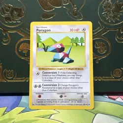 Porygon 39/102 Base Set Shadowless Pokemon WOTC LP - Image 1