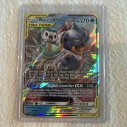 Blastoise & Piplup GX 38/236 SM Cosmic Eclipse 270 HP Ultra Rare Holo TAG TEAM - Image 1