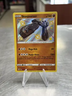 Stonjourner SV075/SV122 Shining Fates: Shiny Vault Holo Pokemon - Image 1