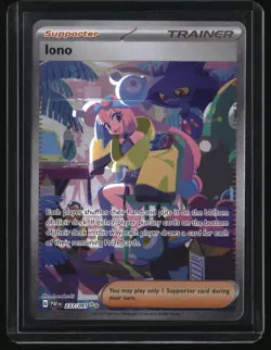 IONO 237/091 SPECIAL ILLUSTRATION RARE PALDEAN FATES POKEMON HOLO NEAR MINT - Image 1