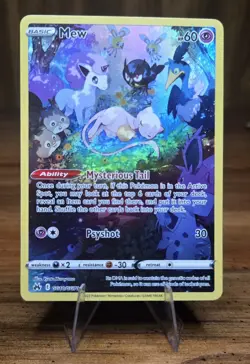 Mew GG10/GG70 SWSH: Crown Zenith: Galarian Gallery Holo Sleeping Mew Pokemon NM+ - Image 1