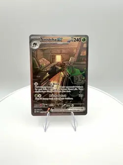 Pokemon Sinistcha ex 210/167 SV06 Twilight Masquerade Special Illus Rare Holo - Image 1