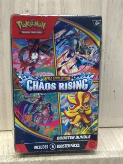 Pokemon TCG Mega Evolution Chaos Rising Booster Bundles Sealed - Image 1